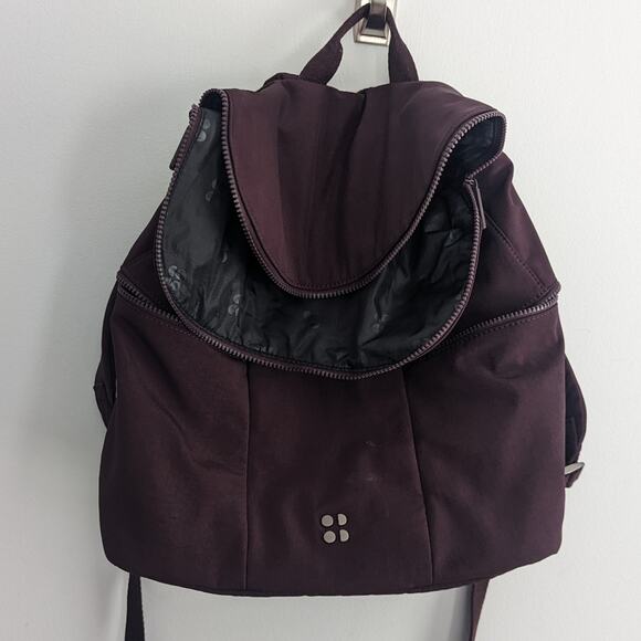 Sweaty Betty Purple Maroon Athletic Backpack